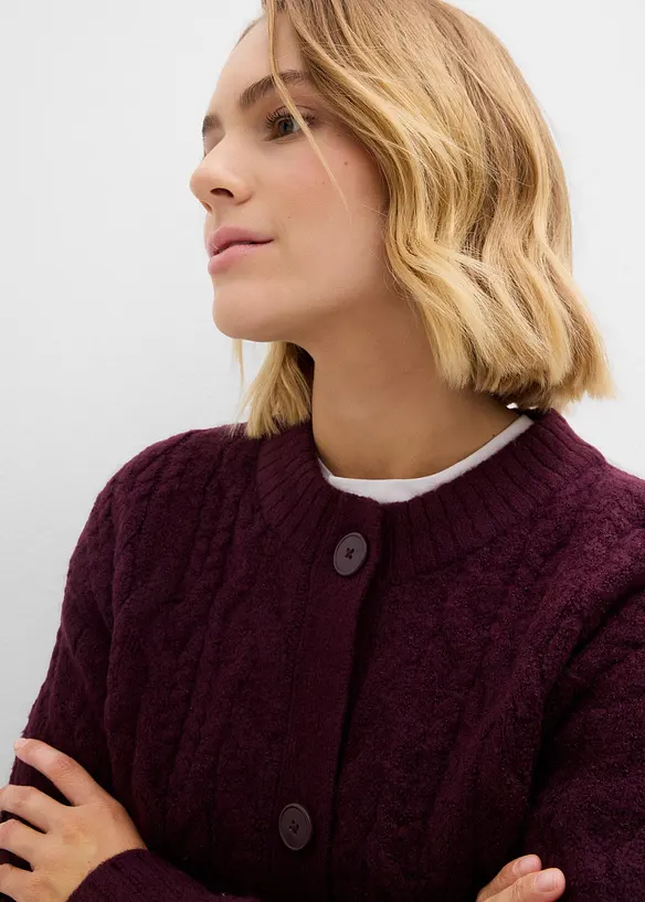 Gilet en grosse maille, bonprix