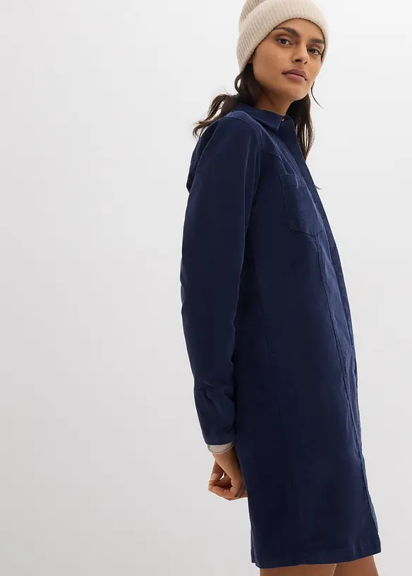 Robe près du corps en velours côtelé, bonprix