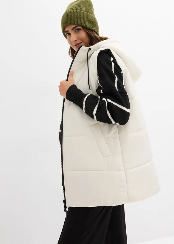 Gilet sans manches 4en1 doublé pour la grossesse, réversible, avec empiècement de portage, bonprix