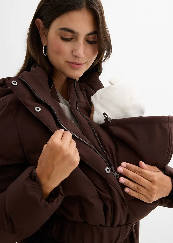 Manteau de grossesse 2-en-1 chaud et matelassé avec fonction portage, bonprix