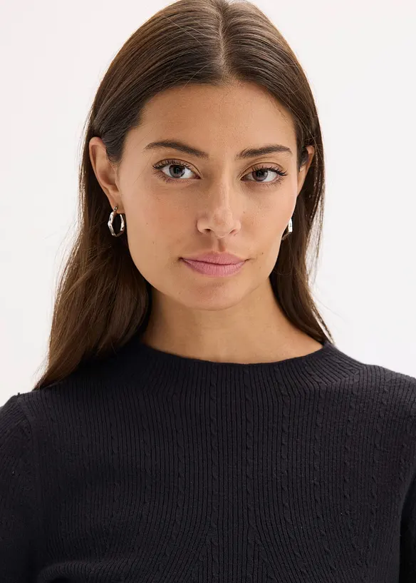 Pull côtelé, bonprix