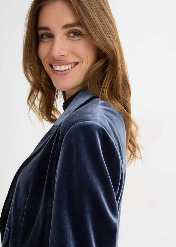 Blazer en velours doux, bonprix