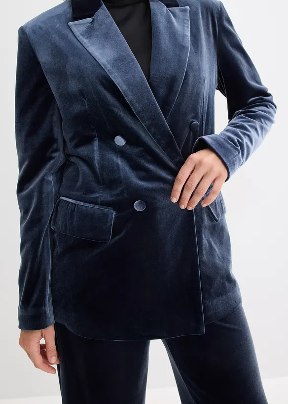 Blazer en velours doux, bonprix