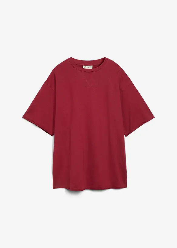 T-shirt long en molleton 100% coton, bonprix