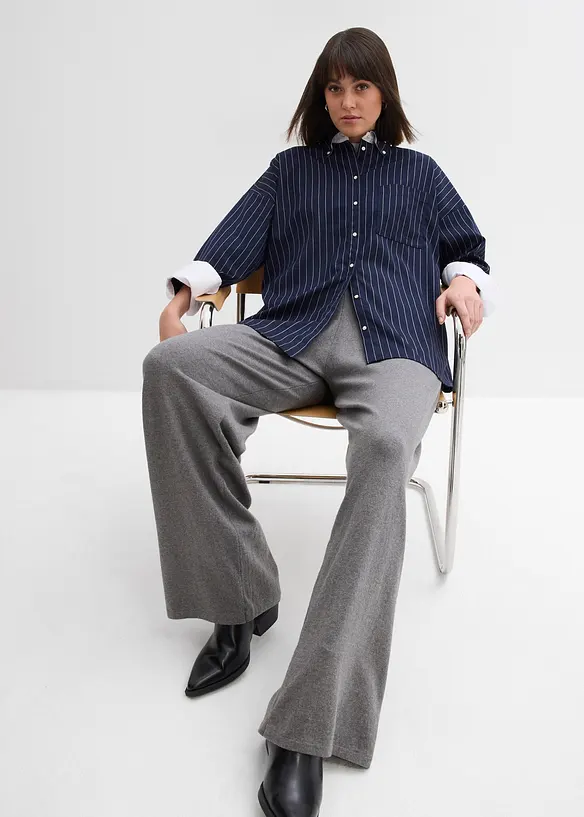 Pantalon en maille douce, bonprix