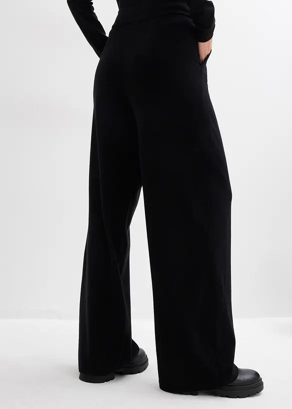 Pantalon en maille douce, bonprix