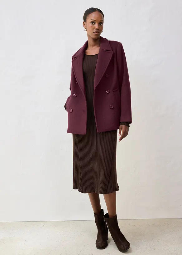 Caban en laine, bonprix