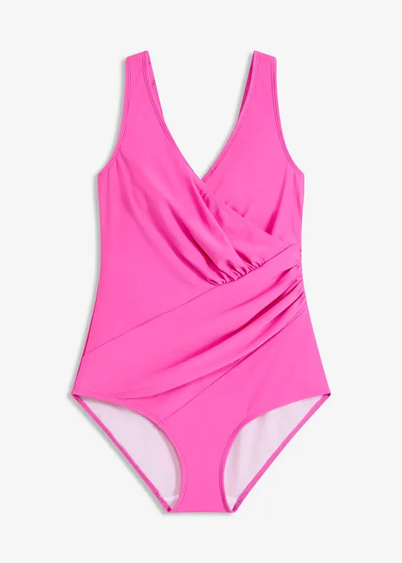 Maillot 1 pièce sculptant et croisé, maintien modéré, bonprix