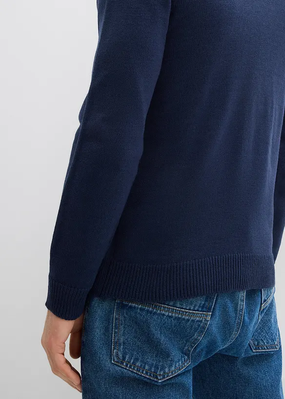 Pull en maille fine avec motif de Noël, bonprix