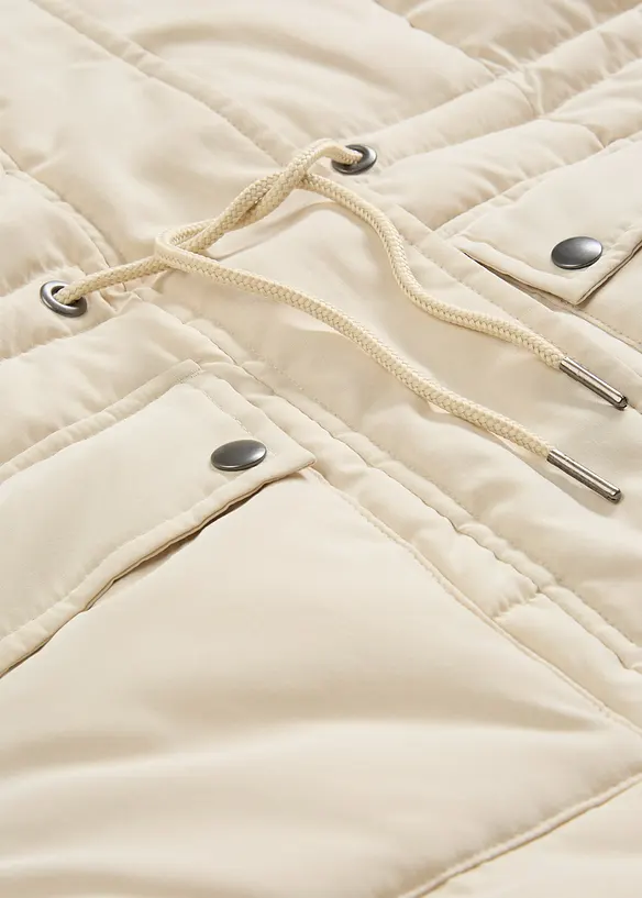 Doudoune mi-longue avec taille réglable, bonprix