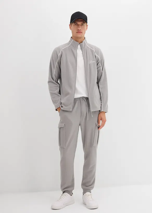 Pantalon cargo en polaire chaude, regular, bonprix