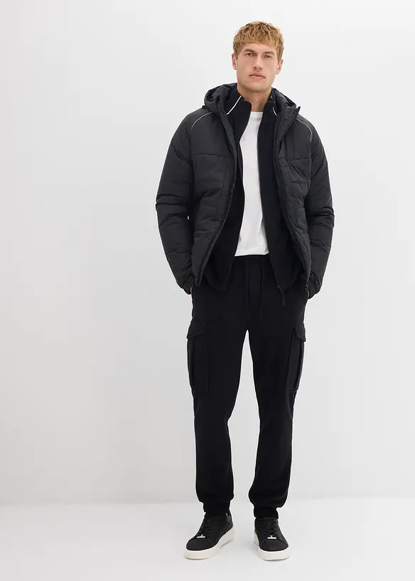 Pantalon cargo en polaire chaude, regular, bonprix