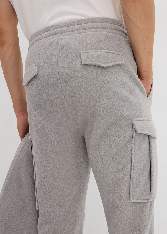 Pantalon cargo en polaire chaude, regular, bonprix