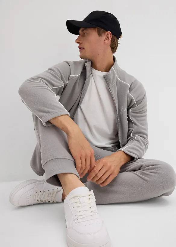 Pantalon cargo en polaire chaude, regular, bonprix