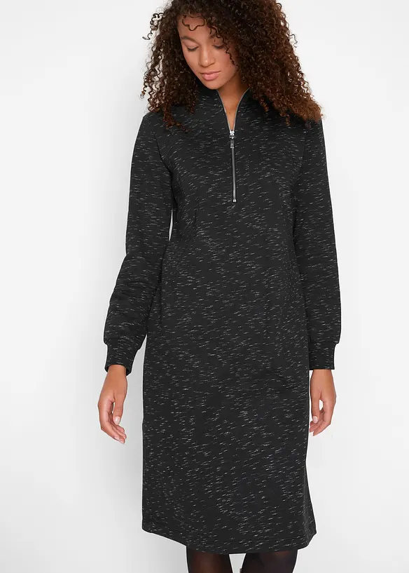 Robe sweat à col camionneur, bonprix