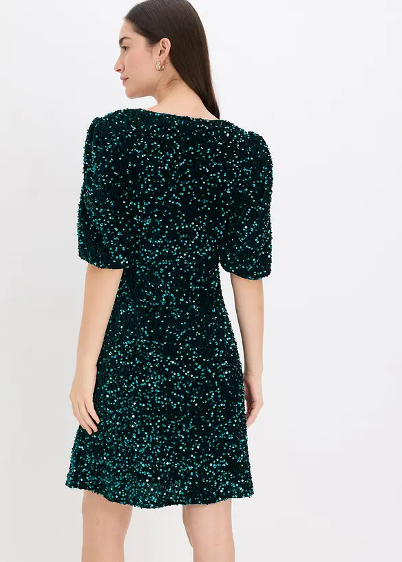 Robe à sequins, bonprix