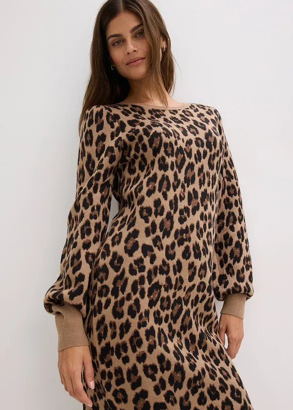 Robe en maille, bonprix