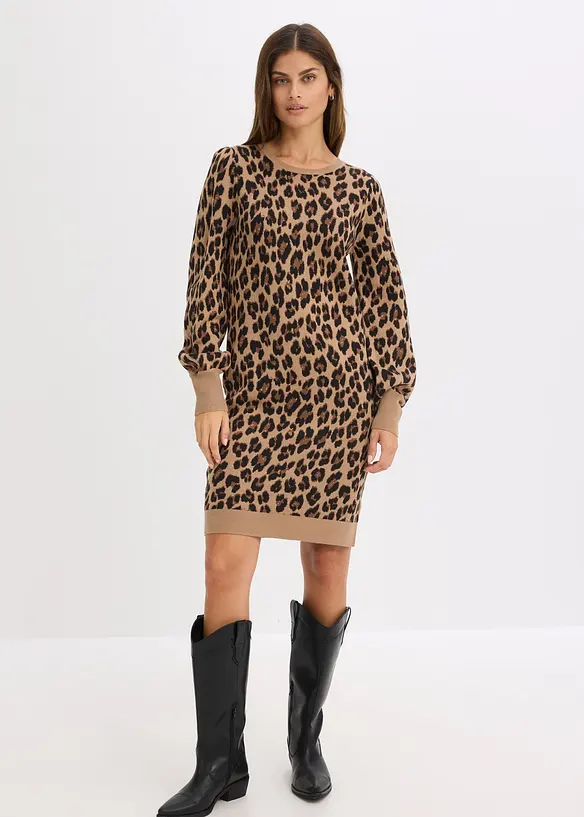 Robe en maille, bonprix