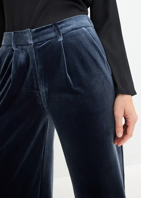 Pantalon en velours doux, bonprix