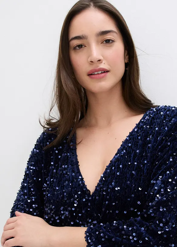 Robe à sequins, bonprix