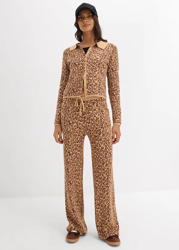 Gilet court en fine maille, bonprix