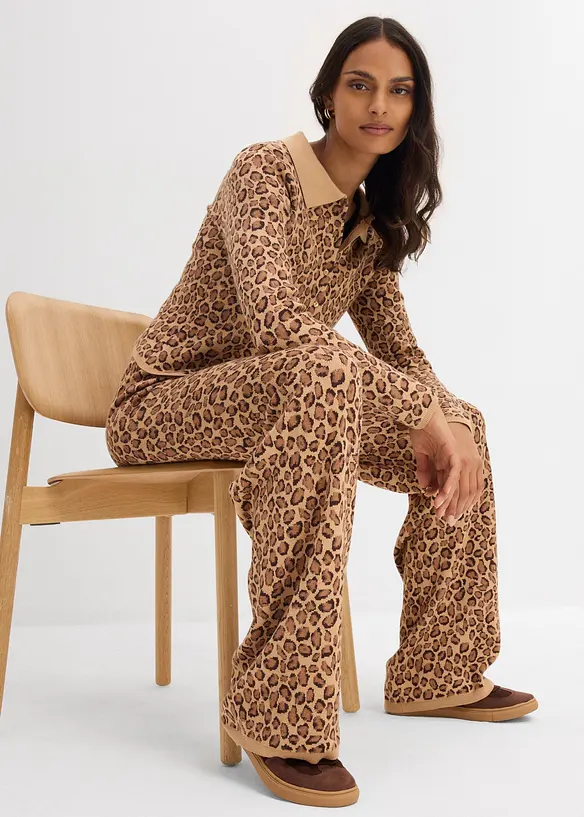 Gilet court en fine maille, bonprix