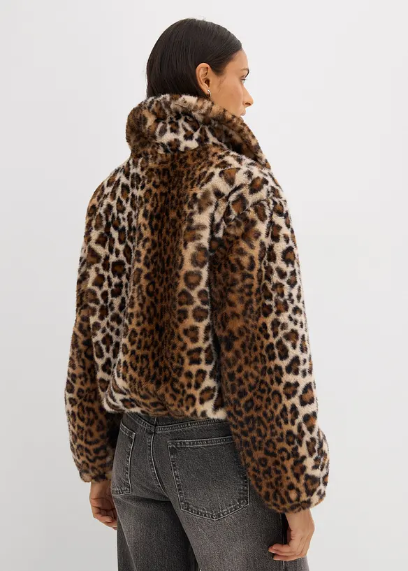 Veste en peluche oversize, bonprix