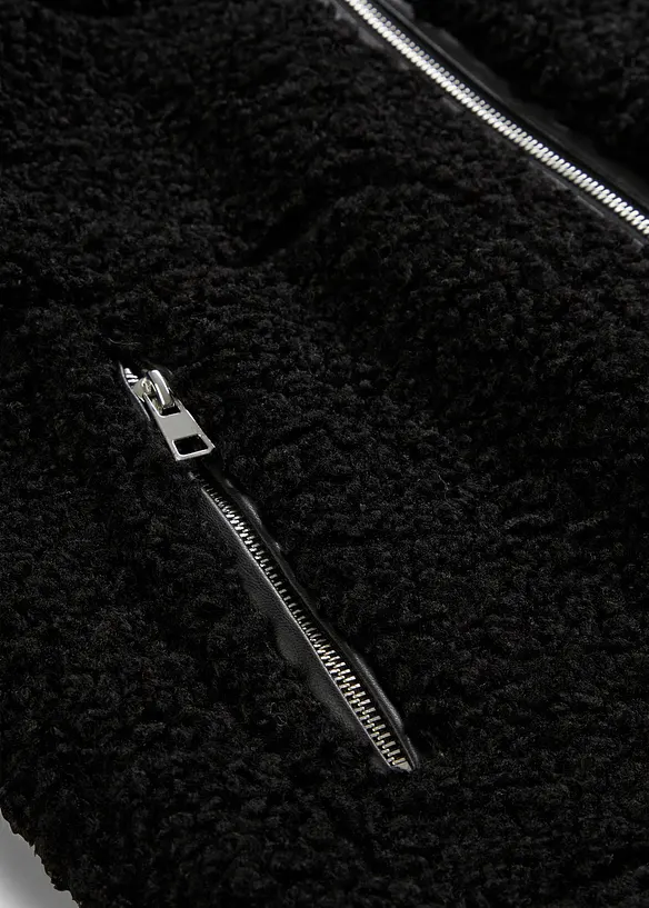 Veste en peluche, bonprix