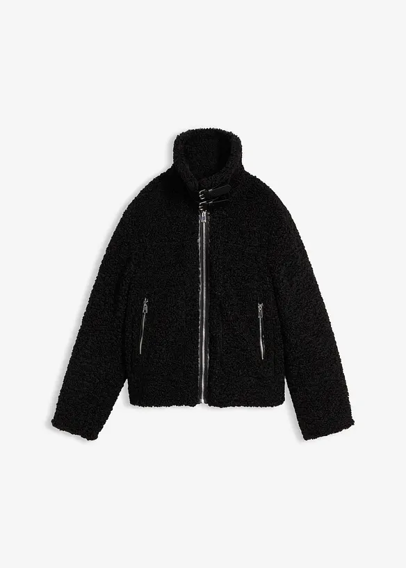 Veste en peluche, bonprix