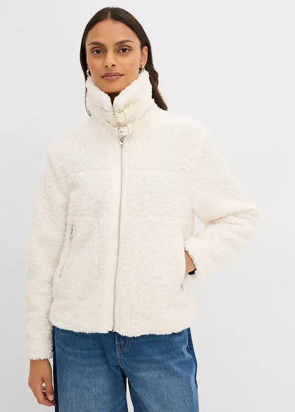 Veste en peluche, bonprix