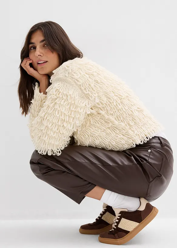 Gilet en grosse maille, bonprix