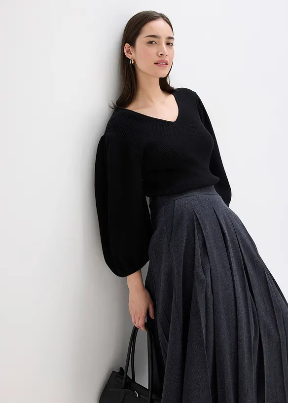 Pull en coton majoritaire, bonprix