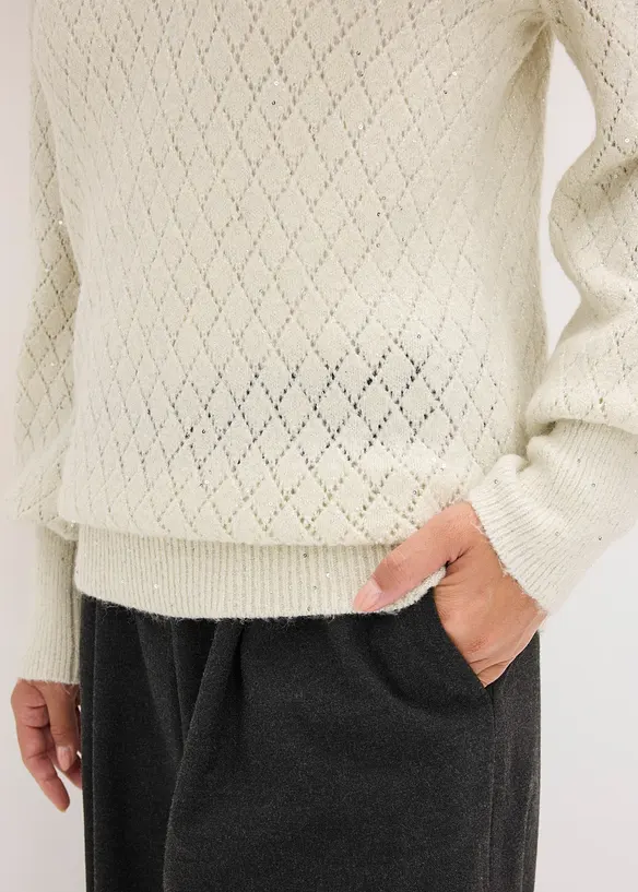 Pull ajouré, bonprix