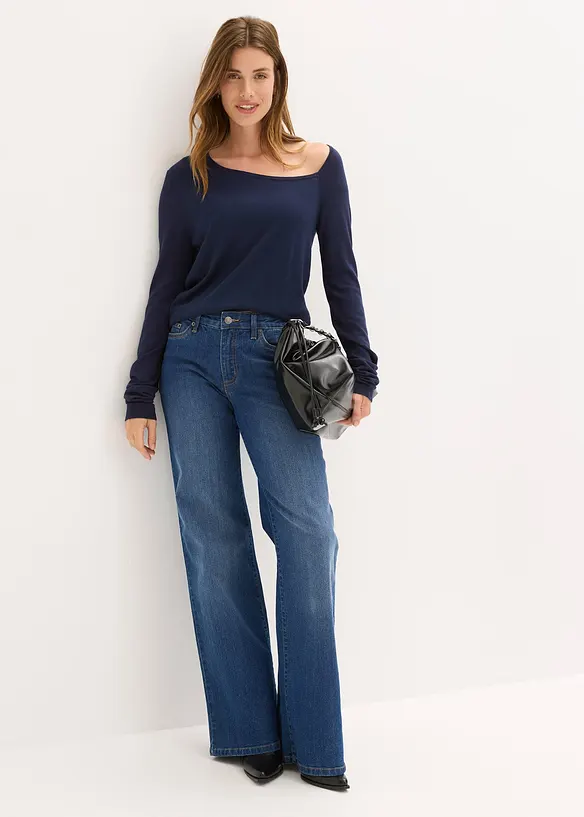 Pull fluide en viscose majoritaire, bonprix