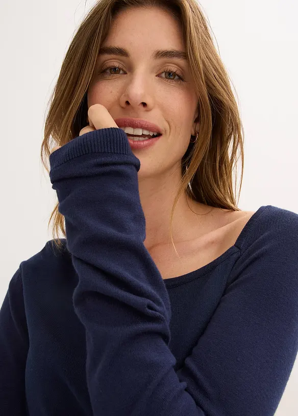 Pull fluide en viscose majoritaire, bonprix