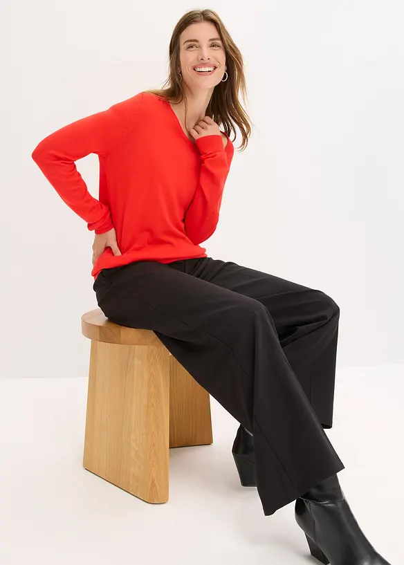 Pull fluide en viscose majoritaire, bonprix