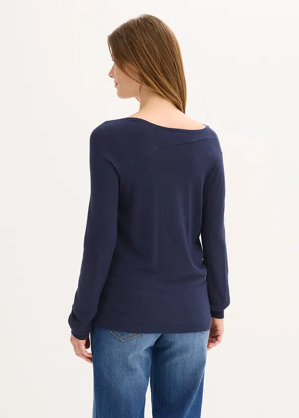 Pull fluide en viscose majoritaire, bonprix