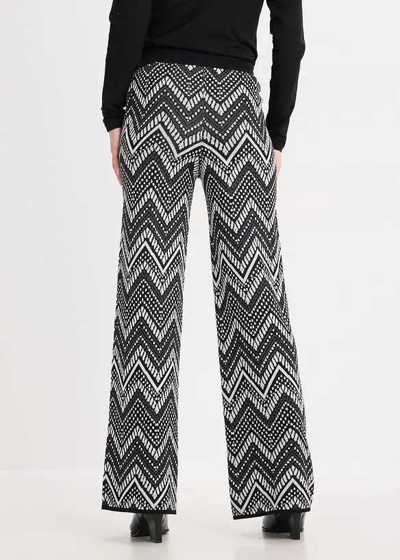 Pantalon en maille, bonprix