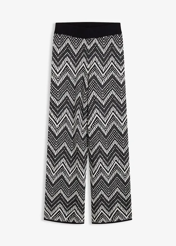 Pantalon en maille, bonprix