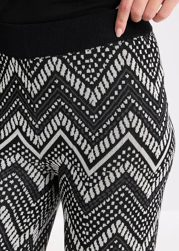 Pantalon en maille, bonprix