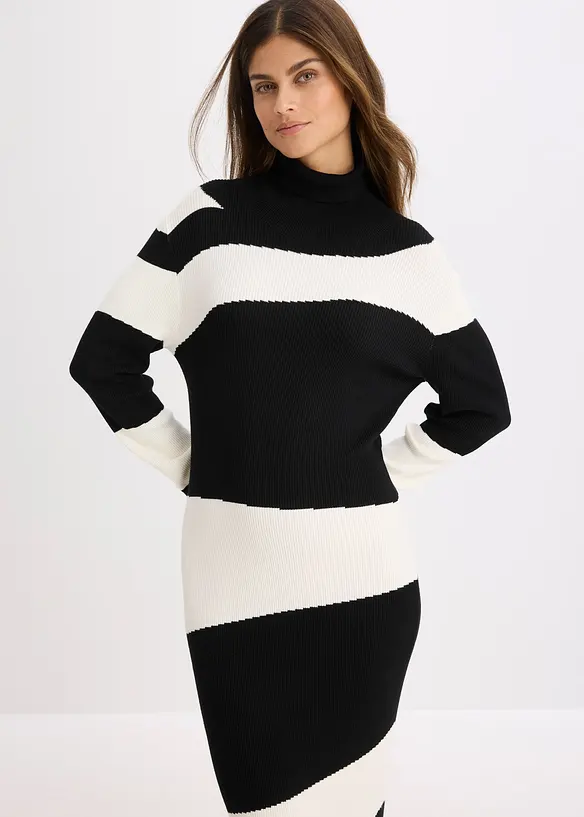 Robe en maille, bonprix