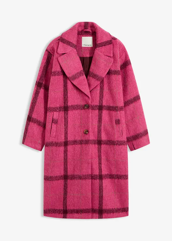 Manteau oversize, aspect laine, bonprix