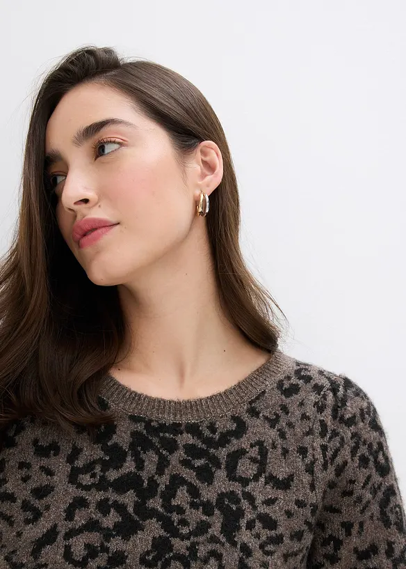 Pull à manches ballon, bonprix