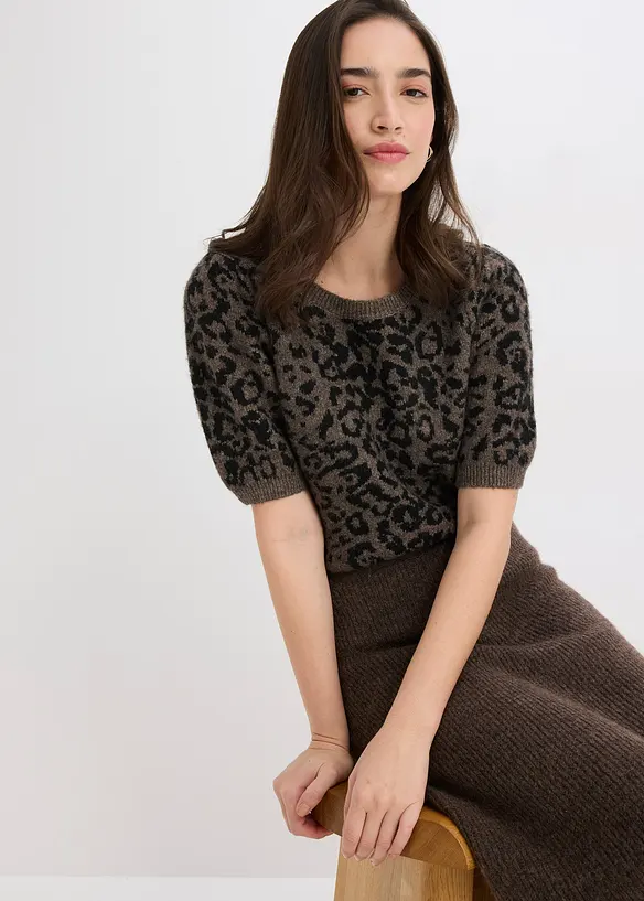 Pull à manches ballon, bonprix