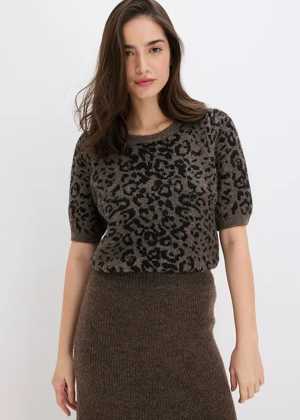 Pull à manches ballon, bonprix