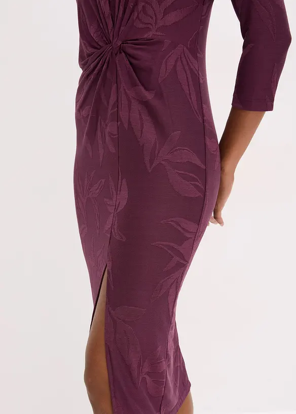 Robe midi en jacquard, bonprix