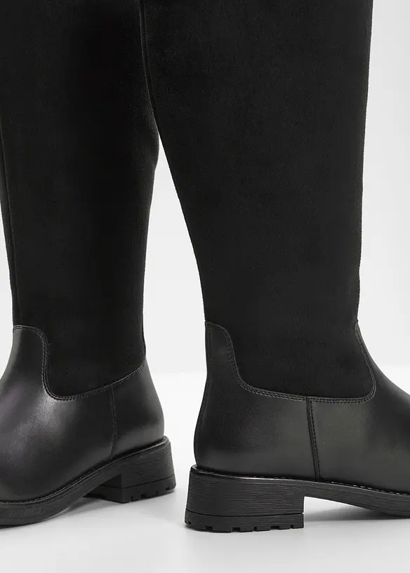 Bottes à tige large, bonprix