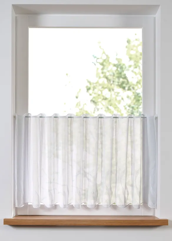 Brise-bise avec broderies, bonprix