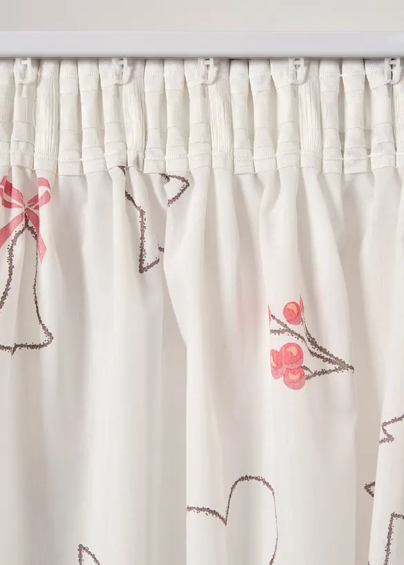 Voilage à motif de Noël (1 pce), bonprix