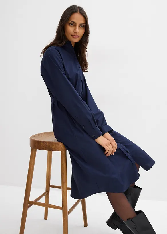 Robe midi 100% coton, bonprix